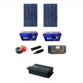 Güneş Enerjili Karavan Paket Sistemi 410 Panel İki Akü