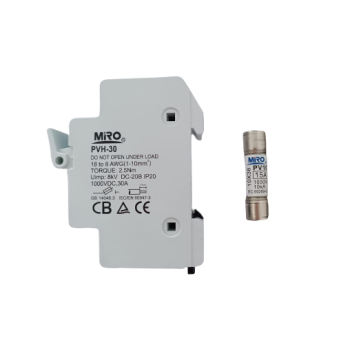 Bor 15A 1000V 10X38 Dc Sigorta + Yuvası