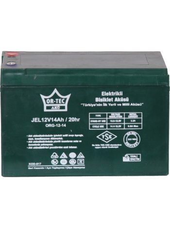 Ortec 12V 14Ah Jel  Akü