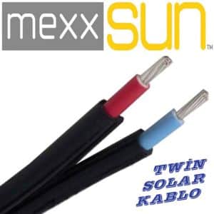 10 Mm Solar Kablo Twin 50 Metre Artı Eksi Bir Arada Çiftli Kab...