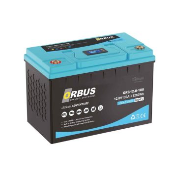 Orbus LiFePO4 12.8V 100Ah Lityum Akü – Yüksek Performans