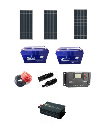 B.buzdolabı + Tv +Ayd + Şarj + Laptop- Solar Enerji Paketi