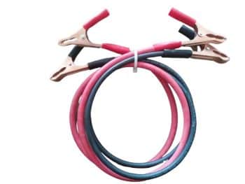 Akü Seri Paralel Bağlantı Kablosu 10Mm 1Mt+1Mt  Büyük Timsah