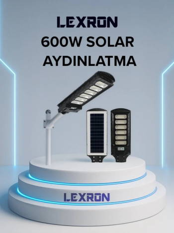 Lexron 600W Solar Aydınlatma