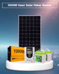 1000W Hazır Solar Paket | 400W Monokristal Panel + 2×Jel Akü | Mppt Şarj Kontrol Off-Grid Güneş Enerji Seti
