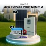 3Kw Topcon Paket Si̇stem 2 (Paket 3)