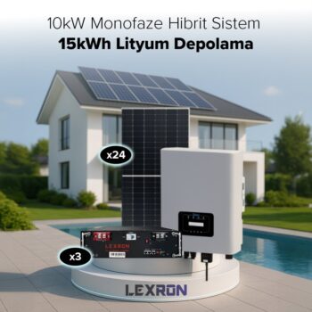 10Kw Monofaze Hi̇bri̇t Si̇stem 2