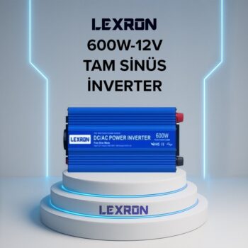 600W-12V Tam Si̇nüs İnverter