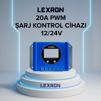 Lexron 20A Pwm Şarj Kontrol Ci̇hazi
