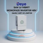 Deye 5Kw Hi̇bri̇t Monofaze İnverter Lv