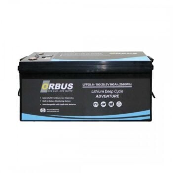 Orbus 25.6V 100Ah Solar&Marin LiFePO4 Lityum Akü